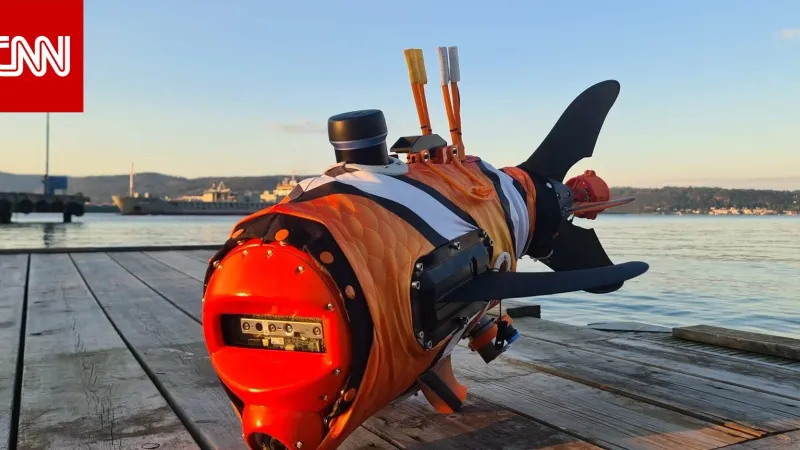 بالصور.. روبوتات تشبه الأسماك "تسبح" في الممرات المائية بالشرق الأوسط..ما دورها؟