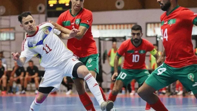 المنتخب الوطني داخل القاعة يفوز على نظيره الفنزويلي وديا استعدادا للمونديال