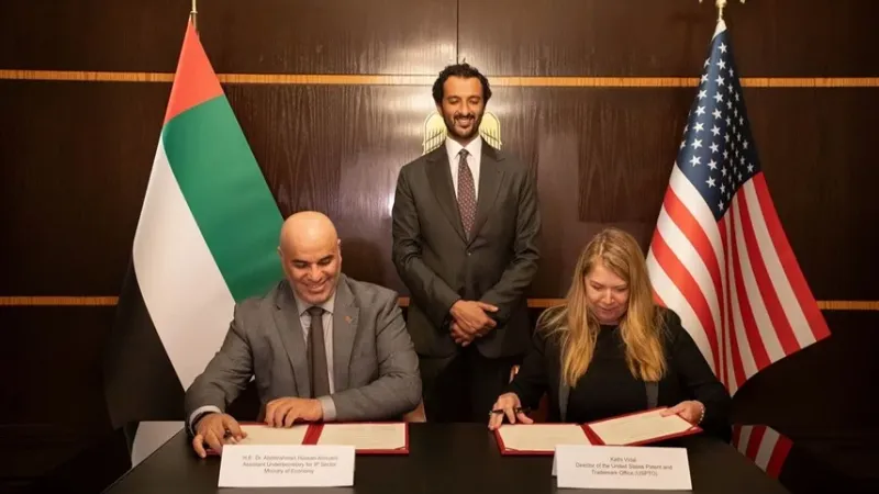الإمارات وأمريكا توقعان مذكرة تفاهم لتعزيز التعاون لحماية حقوق الملكية الفكرية