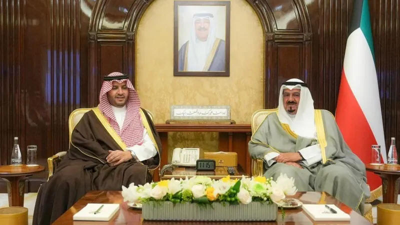 سمو رئيس مجلس الوزراء يستقبل وزير الدولة عضو مجلس الوزراء السعودي تركي بن محمد