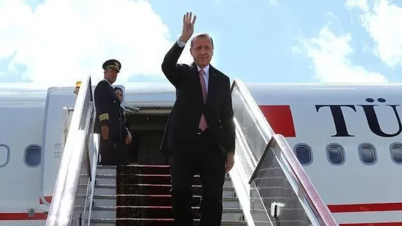 الرئيس التركي يصل إلى بغداد في زيارة رسمية