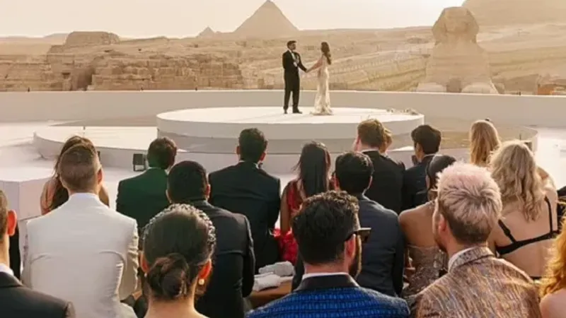 أقامت حفل زفافها عند الأهرامات..عروس أنكور: مصر تحتل مكانة خاصة في قلوبنا