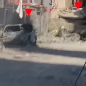 شاهد.. سرايا القدس تدمر دبابة "ميركافا 4" بعد كمين مركب شمالي غزة