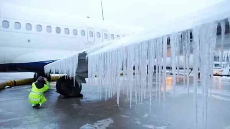 ابتكار طريقة لحماية أسطح الطائرات من الجليد