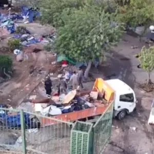 الداخلية تنشر فيديو لعملية اخلاء مناطق بالبحيرة من خيام المهاجرين