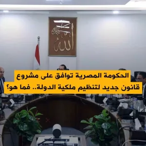 الحكومة المصرية توافق على مشروع قانون لتنظيم ملكية الدولة في الشركات المملوكة لها أو التي تسهم فيها..