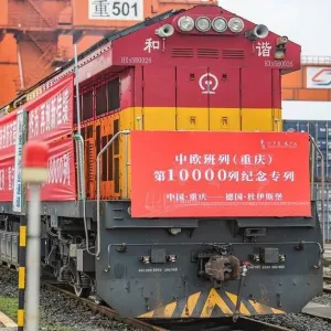 قطارات الشحن بين الصين وأوروبا تسجل رقماً قياسياً خلال مايو الماضي