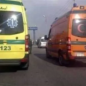 إصابة 16 شخصًا في حادث إنقلاب سيارة ميكروباص بطريق القاهرة الفيوم الصحراوي