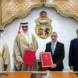 توقيع اتفاق بين الحكومة التونسية ونظيرتها البحرينية بشأن تبادل قطعتيْ أرض مُعدّتيْن لبناء مقرّين جديدين لسفارتيهما
