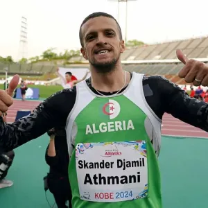 العداء عثماني يتوج بالميدالية الذهبية في البطولة العالمية لألعاب القوى لذوي الهمم
