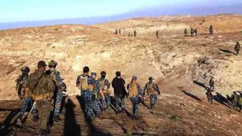 انطلاق عملية أمنية واسعة لضرب أوكار داعش بين ثلاث محافظات عراقية