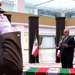 بوغالي يشارك في مراسم تشييع جنازة الرئيس الإيراني (فيديو)