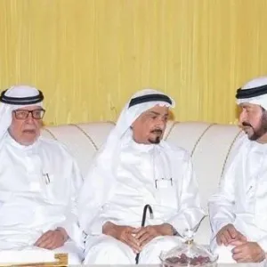 حاكم عجمان يعزي في وفاة سعيد بن أحمد بن خلف العتيبة