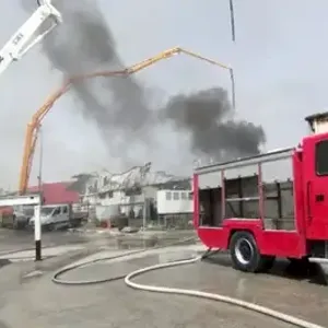 وفاة عامل إثر حريق في مصنع بالمنطقة الصناعية في أريحا
