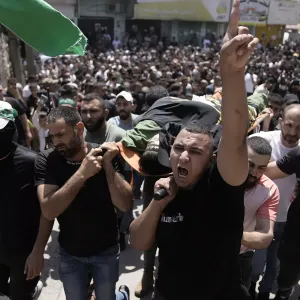شاهد: تشييع 6 فلسطينيين قتلوا في مواجهات مع الجيش الإسرائيلي في جنين