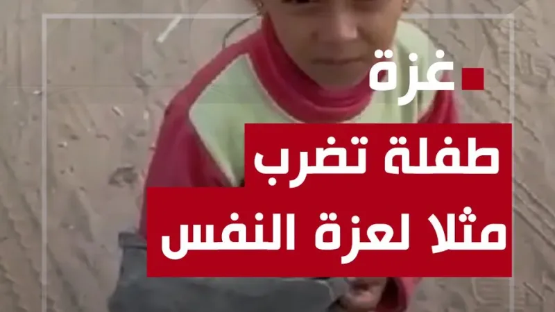 طفلة في غزة تجمع أوراقا لإشعار النار لتحضير الطعام وترفض من المارة المساعدة المالية #قناة_الغد