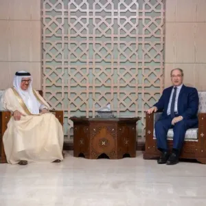 وزير الخارجية يجتمع مع نظيره السوري