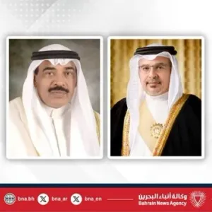 ولي العهد رئيس الوزراء يتلقى برقية شكر جوابية من ولي عهد دولة الكويت