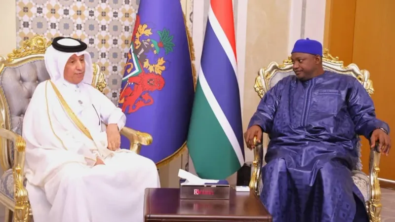رئيس جمهورية غامبيا يستقبل وزير الدولة للشؤون الخارجية