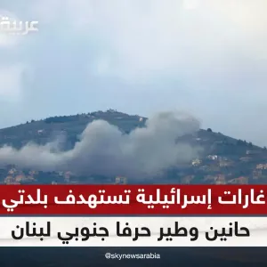 غارات إسرائيلية تستهدف بلدتي حانين وطير حرفا جنوبي لبنان