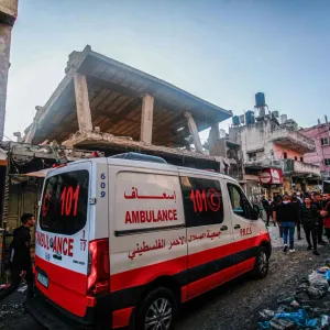 "الهلال الأحمر": أوضاع خطيرة جدا بمحيط مستشفى الأمل في خانيونس