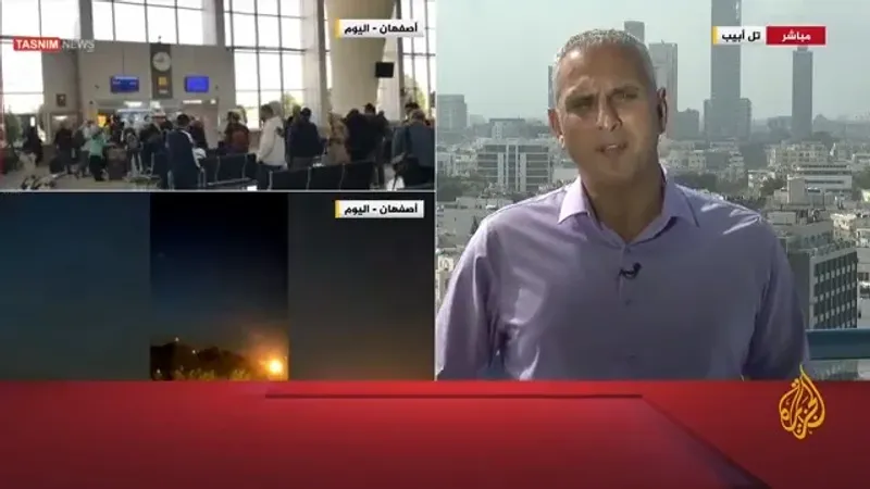 مراسل #الجزيرة إلياس كرام يوافينا بتفاصيل أكثر عن الهجوم على إيران وضربات نسبت إلى إسرائيل استهدفت مناطق في سوريا #الأخبار