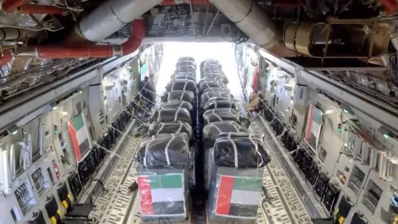 «طيور الخير» تنفذ الإسقاط الجوي الـ 39 للمساعدات على غزة بـ 82 طناً