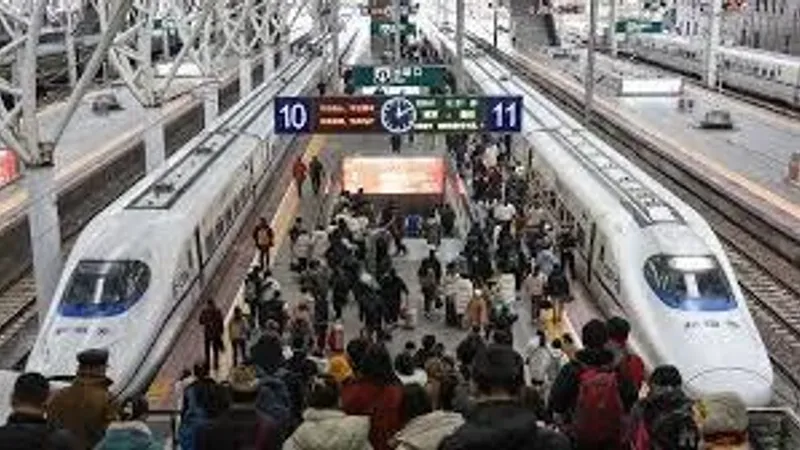 الصين.. 860 مليون رحلة ركاب عبر السكك الحديدية في يوليو وأغسطس