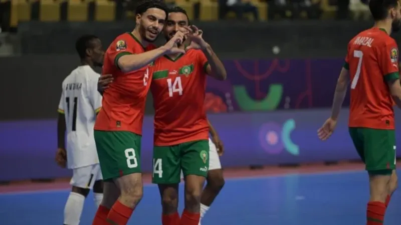 المنتخب المغربي للفوتسال يتأهل إلى نصف نهائي كأس أمم أفريقيا