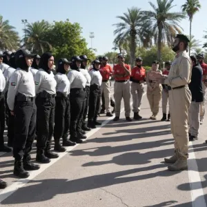 اللواء راشد الفلاسي يشهد تخريج دورة أمن وحماية الشخصيات للعنصر النسائي