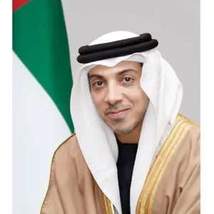 منصور بن زايد يستقبل وفد مركز الإمارات للدراسات والبحوث الاستراتيجية