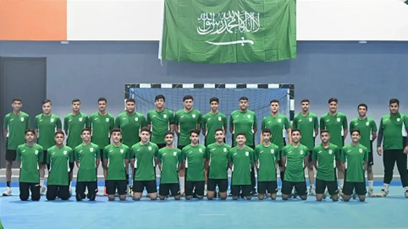 فوز أشبال أخضر اليد على البحرين في أولى مواجهاتهم بالبطولة العربية
