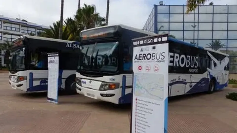 “Aerobus”.. خدمة جديدة للنقل من وسط البيضاء إلى مطار محمد الخامس