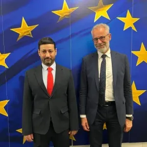 رئيس «الشؤون القانونية» بـ «الخارجية» يلتقي مدير مجلس المفوض الأوروبي للتجارة