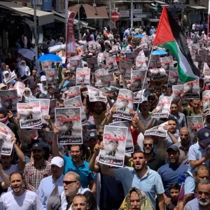الأردن …مسيرة جماهيرية وسط عمّان دعما لغزة والضفة ورفضا لمشاريع "الضم والتهجير"