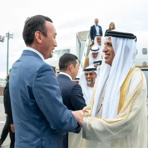 سعود بن صقر يترأس وفد الإمارات في قمة شنغهاي للتعاون بكازاخستان
