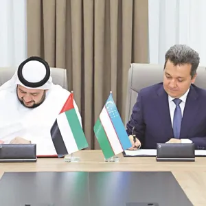 الإمارات وأوزبكستان توقعان مذكرة استثمارية لتطوير البنية التحتية الرقمية