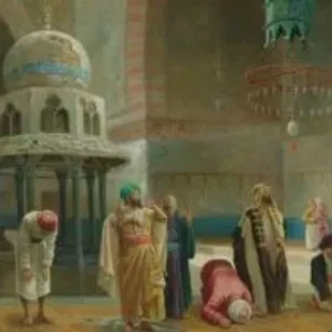 لوحة "الصلاة فى مسجد السلطان حسن بالقاهرة" لـ البريطانى جودال.. كم ثمنها؟