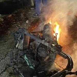 بالفيديو: قصف درّاجة