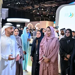 لطيفة بنت محمد تطلع على الفعاليات المصاحبة لقمة الإعلام العربي 2024