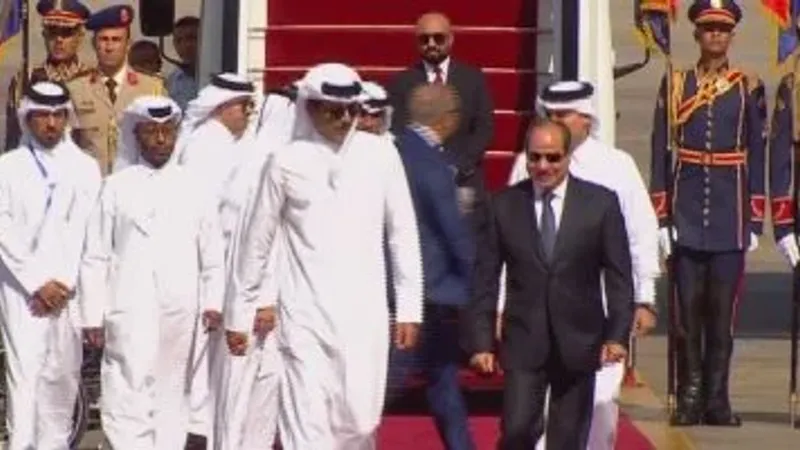 مصادر مطلعة: زيارة أمير قطر تأتى فى إطار جهود القاهرة لحل أزمة غزة
