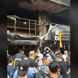مصرع 8 أشخاص وإصابة 2 جراء انفجار في مطعم وسط بيروت