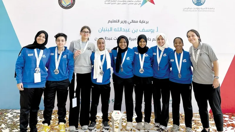جامعة الدوحة تتألق بالدورة الرياضيّة الأولى للطالبات بـ «التعاون»