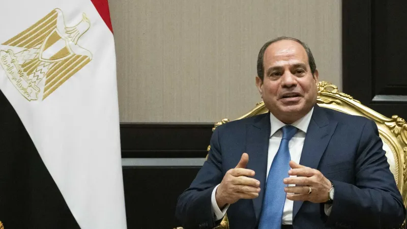 الرئيس المصري يجدد رفض تهجير الفلسطينيين إلى سيناء