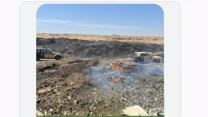 «الأمن البيئي» تضبط مخالفا لتلويثه البيئة بحرق مخلفات صناعية في محافظة جدة