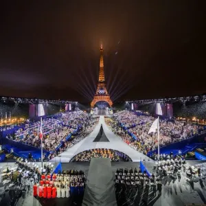 حفل افتتاح الألعاب الأولمبية .. "باريس 2024" ترفع الستار تحت الأمطار