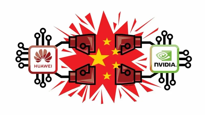 المنافسة وتبعات حرب الرقائق الإلكترونية تخنقان "إنفيديا" صينياً