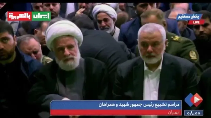 من حضر مراسم تأبين الرئيس الإيراني في طهران من الوفود الدبلوماسية العربية والدولية؟