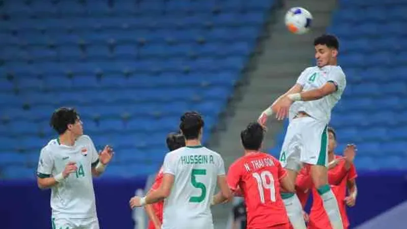 الاولمبي العراق يضرب موعدا مع الساموراي الياباني في نصف نهائي كأس آسيا