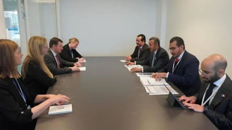 وكيل وزارة الخارجية للشؤون السياسية يجتمع مع الأمين العام لوزارة الخارجية الإستونية